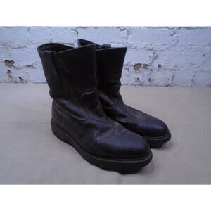 Red Wing Shoes 1133 Pecos GoodYear Soles Leather Boots Sz 9.5 D Distressed